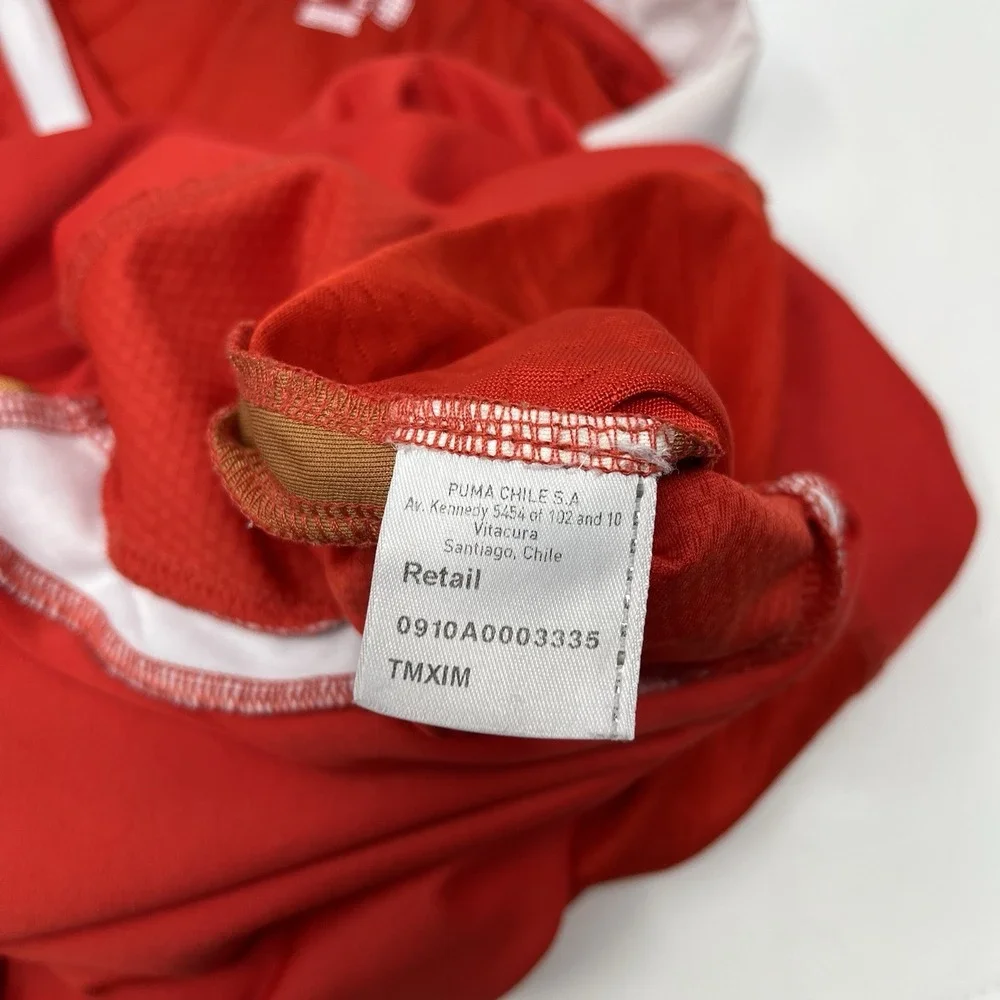 Puma Chile National Soccer Team Home Jersey Mens XXL Red Copa America 2011 2012